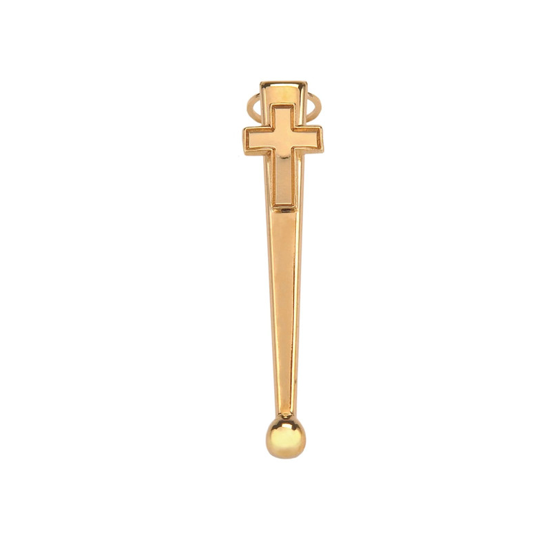 Pen Clip for 7 mm Pens - Style:Cross - Finish:Gold